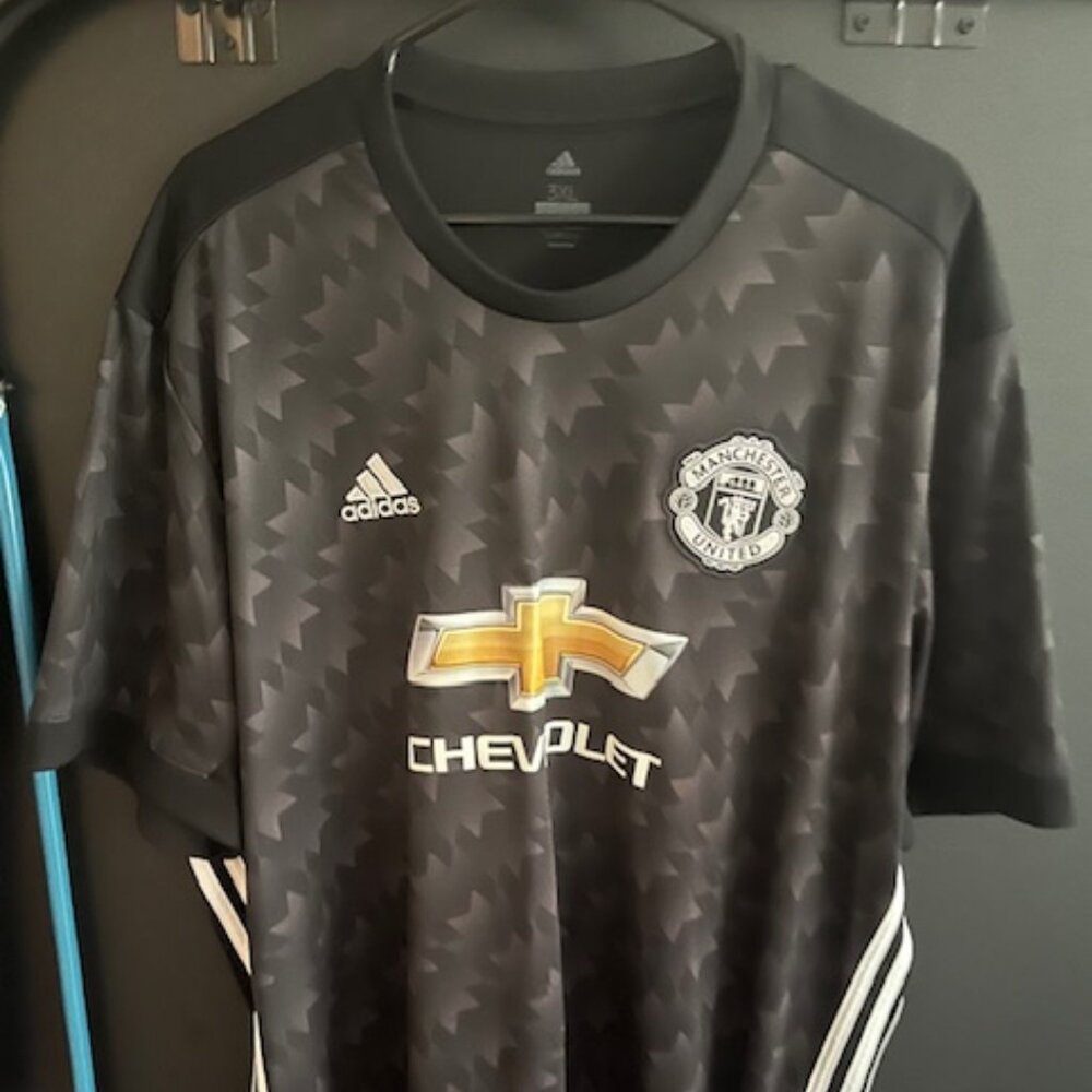 Adidas Manchester United 2017-18 Away Jersey 3XL — Short Sleeve